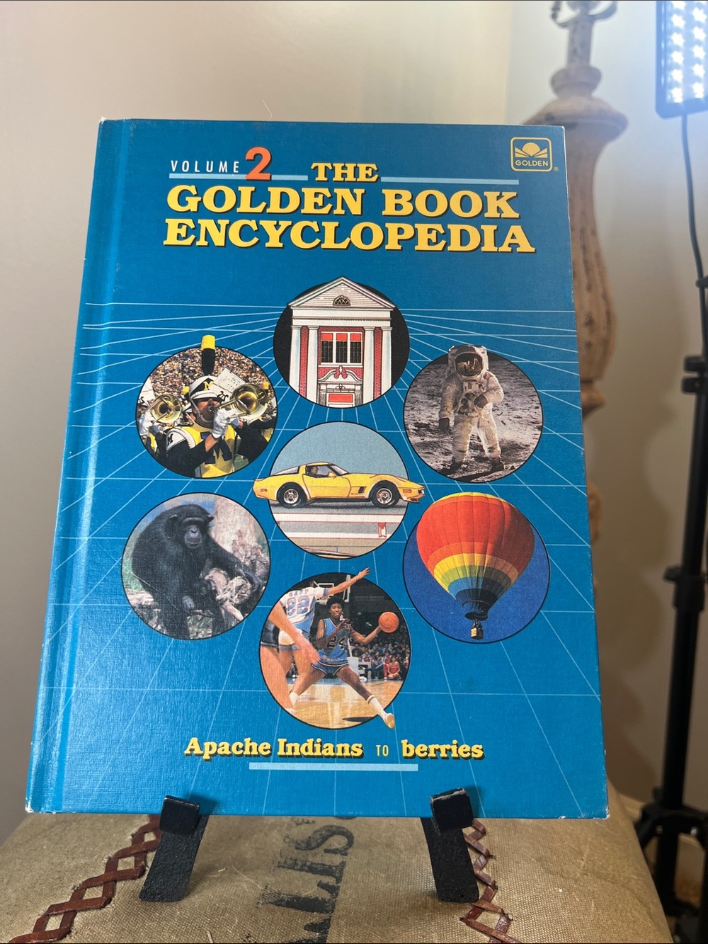 The Golden Book Encyclopedia Volume 2-Apache Indians to Berries VINTAGE. USED.